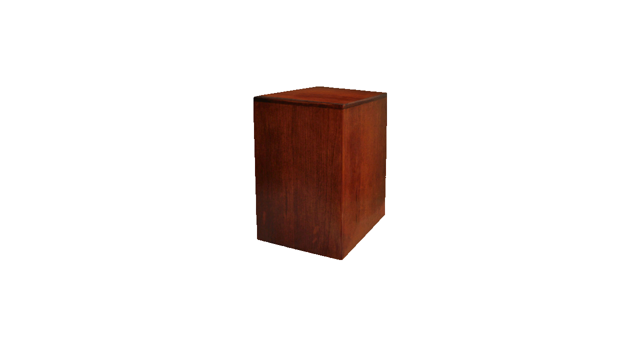 Cherry veneer with venetian finish cremation box