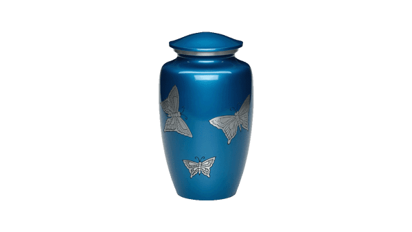 ADDvantage Casket urn Blue Butterfly 55