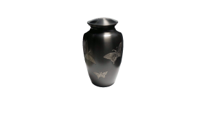 ADDvantage Casket Slate urn with butterfly etching