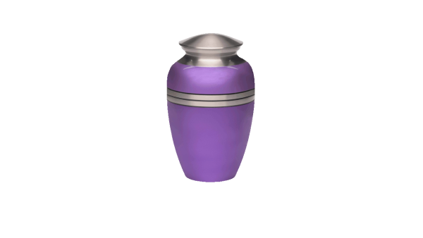 ADDvantage Casket Metallic purple urn