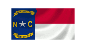 ADDvantage Casket panel insert North Carolina flag