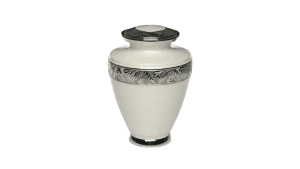 ADDvantage Casket urn White Enamel 53