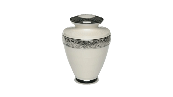 ADDvantage Casket urn White Enamel 53