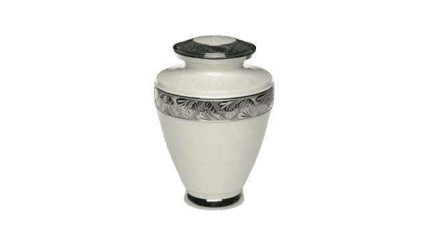 ADDvantage Casket urn White Enamel 53