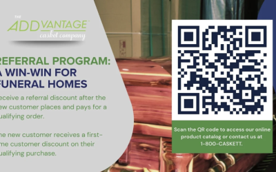 Referral Program and Product Highlight: The Roseboro Casket